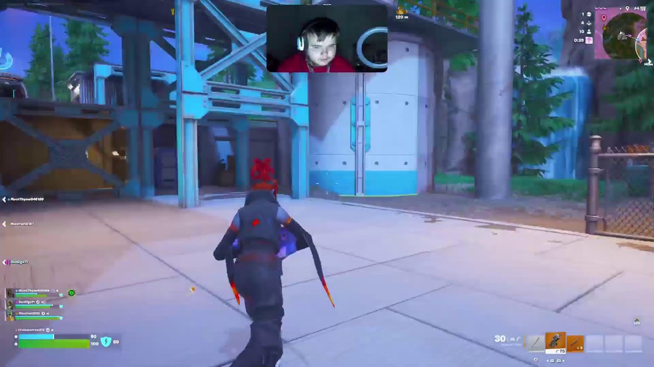 Live on Fortnite ps5 facecam