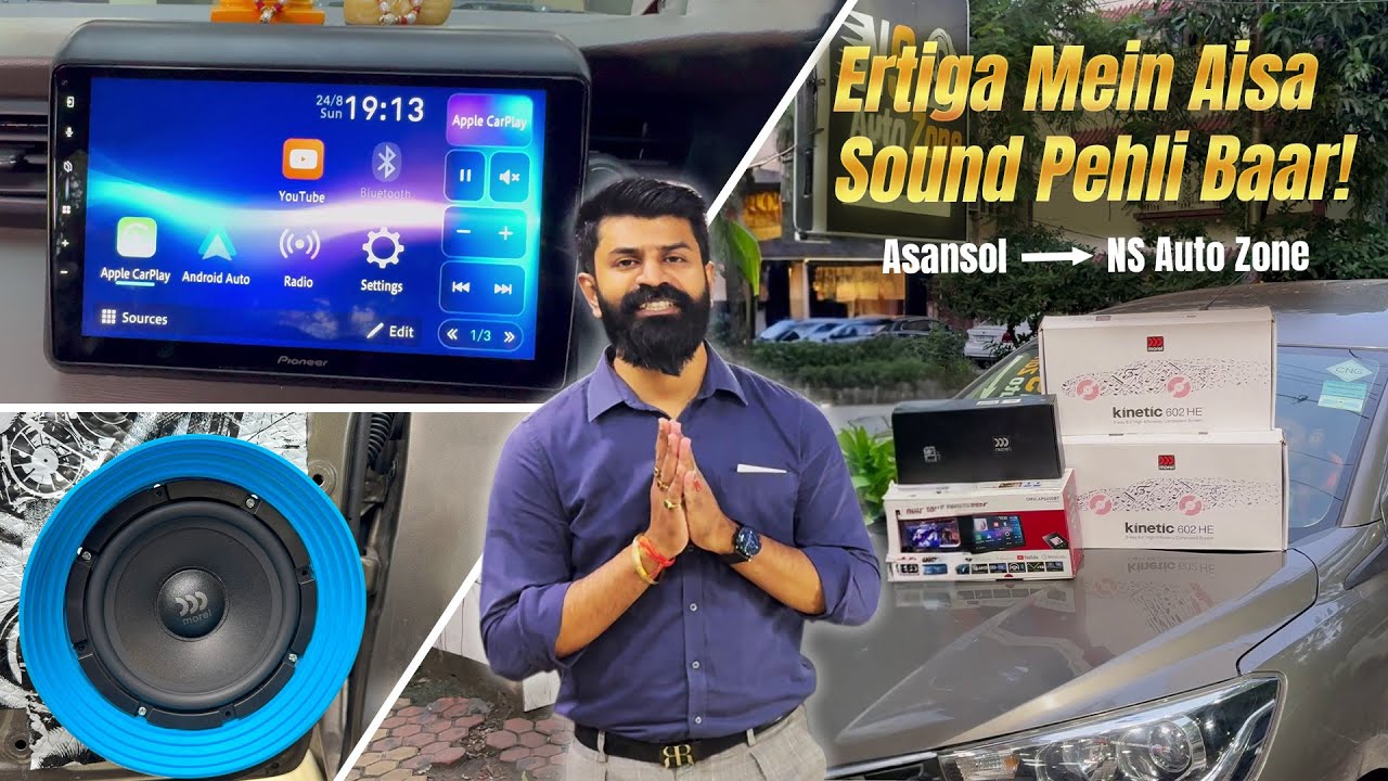 Ertiga Full Audio Upgrade | Morel MPD Amplifier + Pioneer Android Auto + Morel Speakers 📞 9051023737