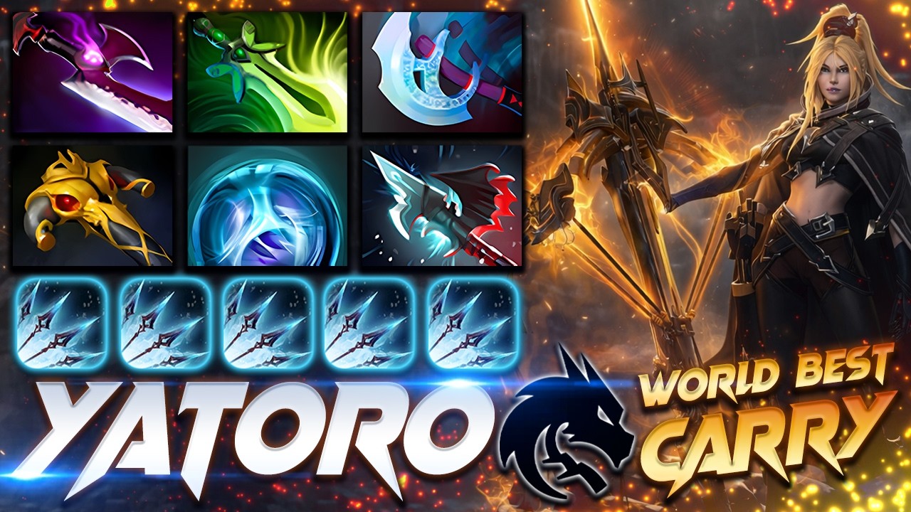 Yatoro Drow Ranger - WORLD BEST CARRY - Dota 2 Pro Gameplay [Watch & Learn]