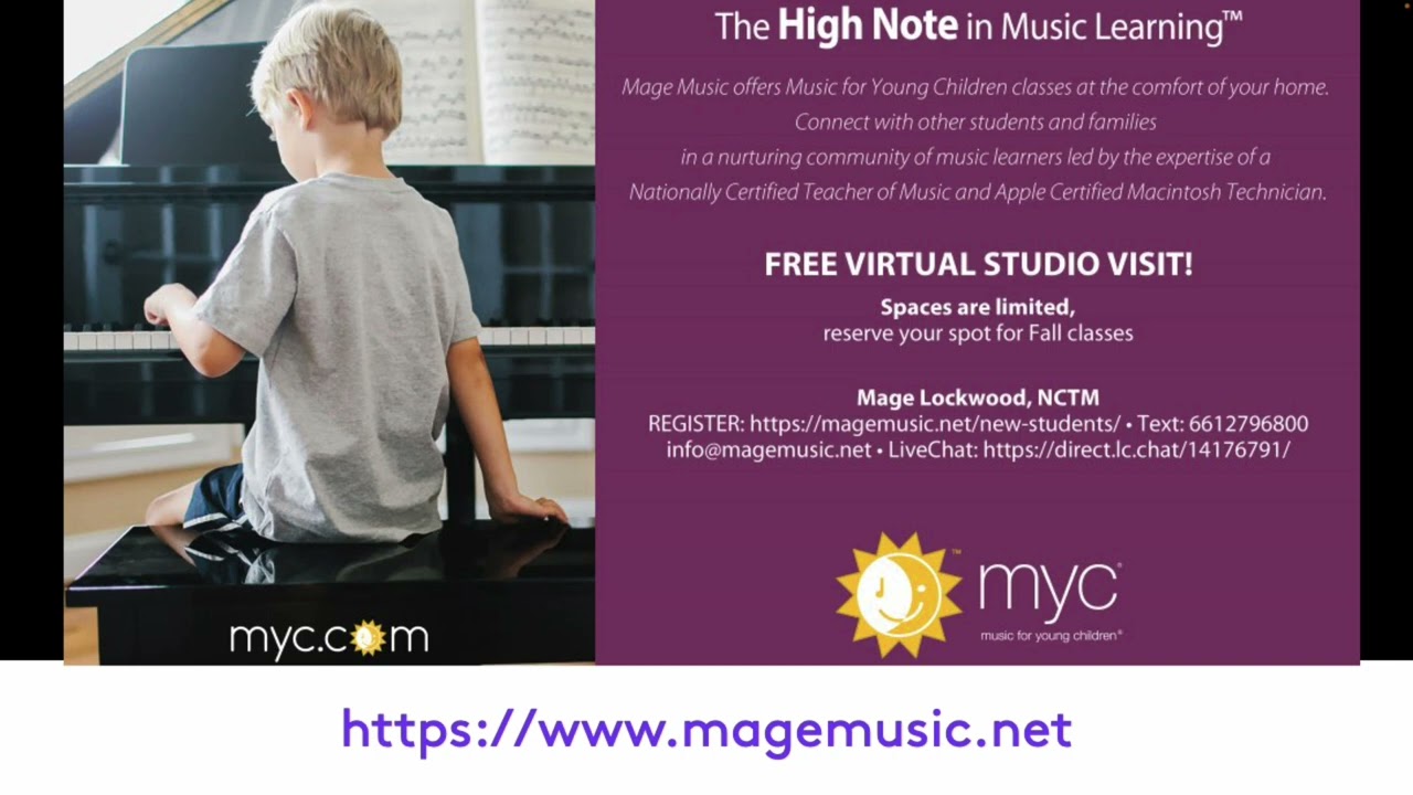 MYC Program &ndash;&nbsp;Music for Young Children