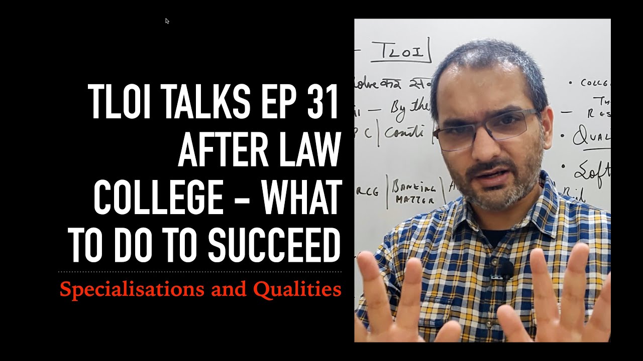 TLOI Talks EP 31 | Success & Money in your Career in Law after college