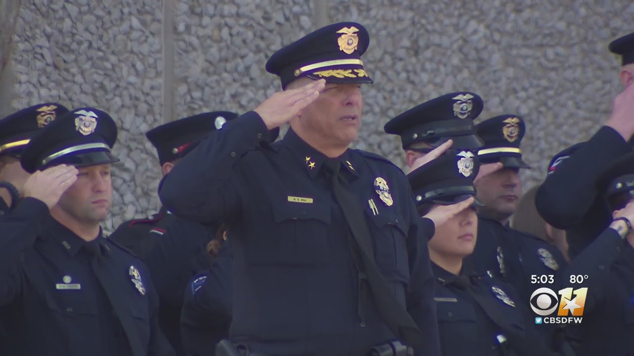 Funeral Held For Fallen Mesquite Police Officer Richard Houston II
