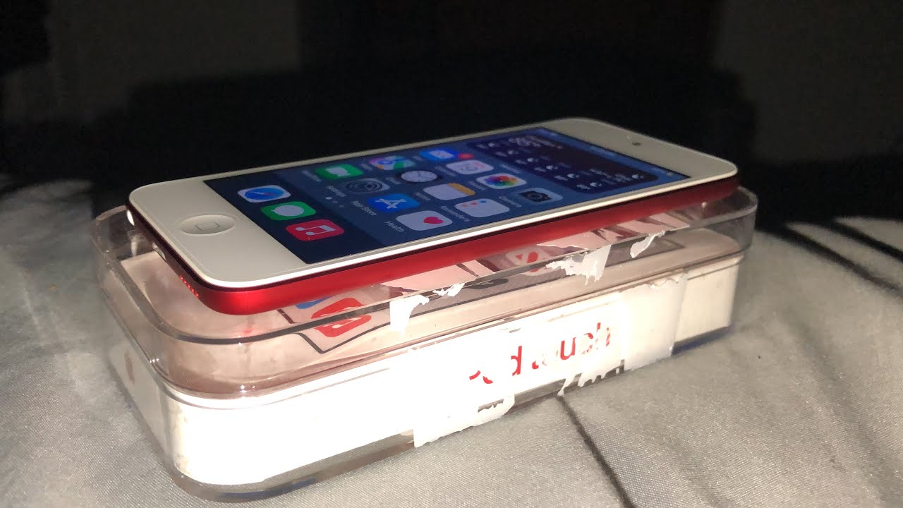 Product Red iPod Touch 7th Generation from eBay unboxing in 2022