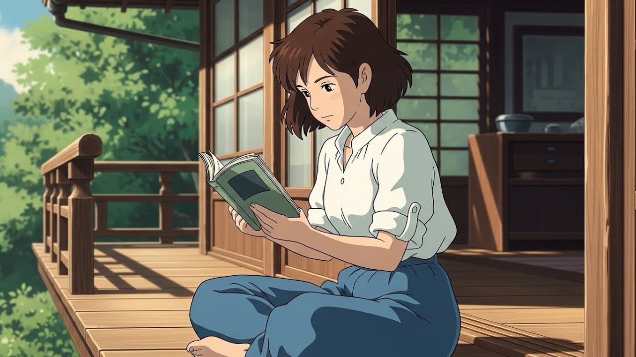 A Rainy Day Gardening in our sweet home  🍃 | Studio Ghibli-Inspired | Ghibli Story Era