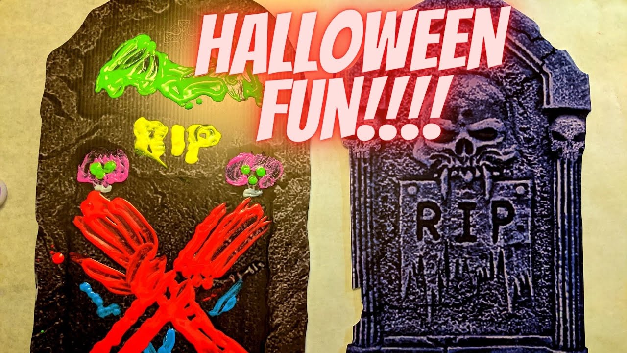 HALLOWEEN DECORATIONS WITH THE KIDS