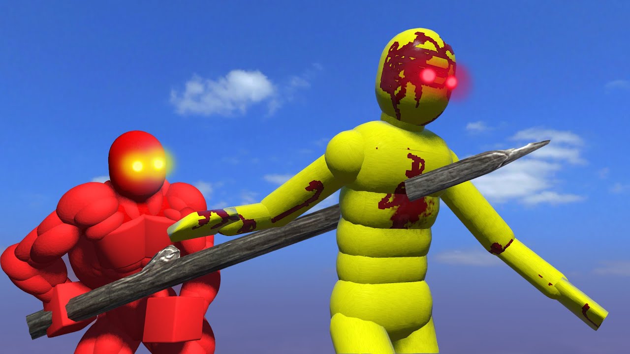 Ultra Strenght NPC fight Smart AI BOSS with Acrive Ragdoll Physics | Overgrowth Animation