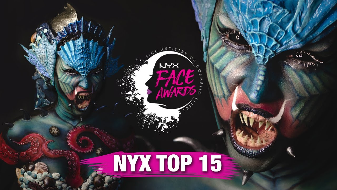 NYX FACE AWARDS RUSSIA 2017 • TOP 15 • UNDERWATER CREATURE By Sofia Markova • #FACEAWARDSRUSSIA2017