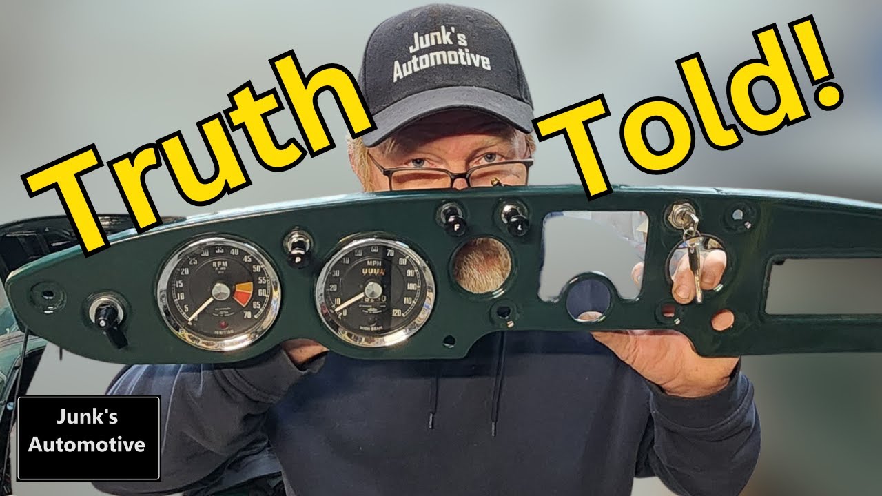What Other Car Channels Wont Show: MGA Roadster Dash Restoration