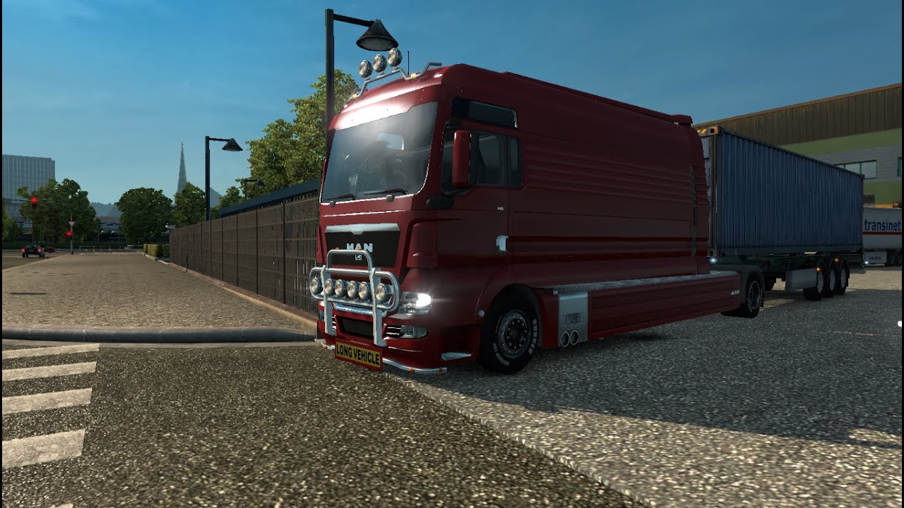 Euro Truck simulator 2. Мод MAN TGX XXL Loneline (Ссылка в описании)
