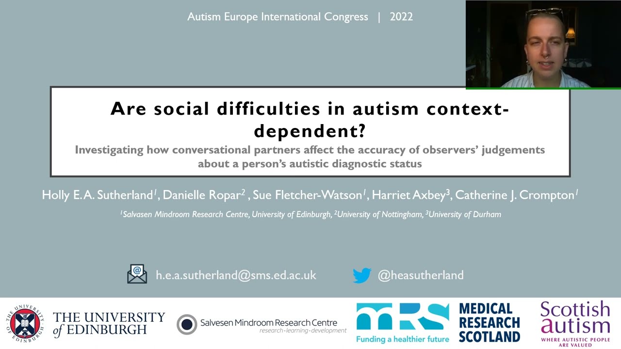 Are social difficulties in autism context-dependent?