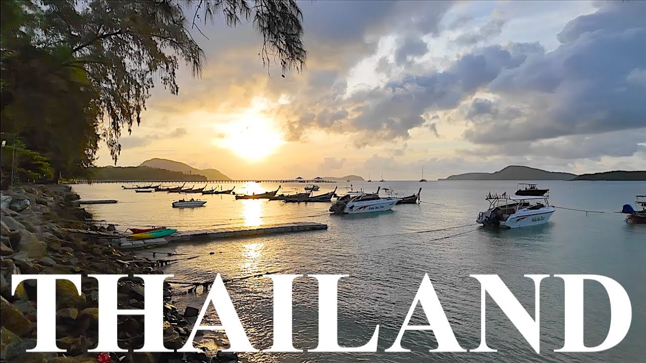RAWAI Beach / Peaceful Sunrise Walk Phuket THAILAND 🇹🇭
