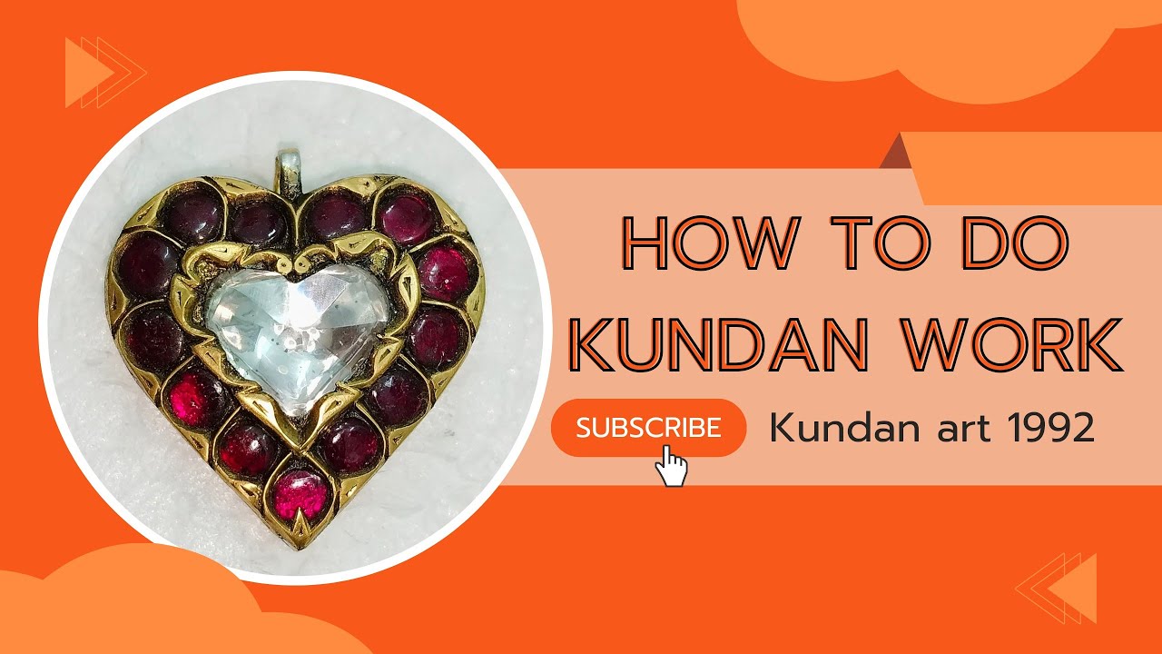 how to do work on kundan । kundan jadau work । कुंदन जड़ाई का काम । kundan jewellery making...cutting