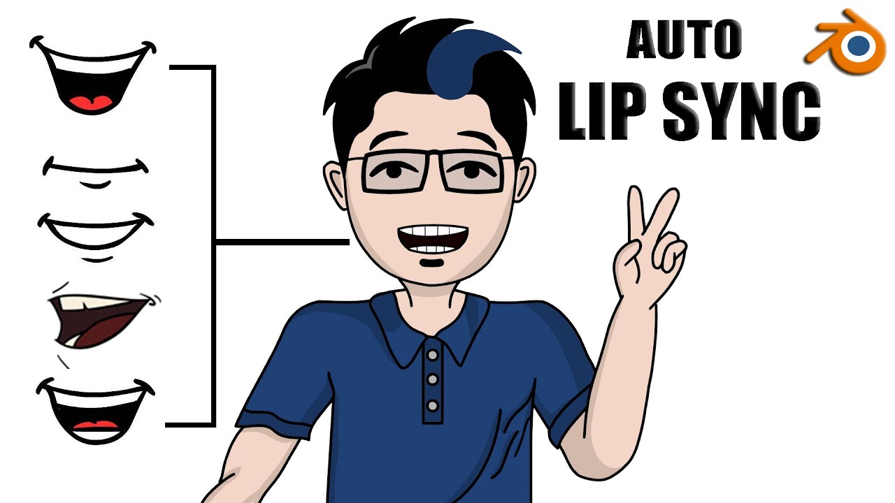 How To Do 2D Character Auto Lip Sync In Blender