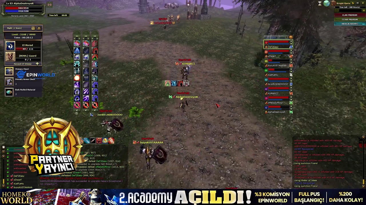 HomekoWorld   Açıldı! | DÜNYANIN EN İYİ SERVERI | #1 PVP | #ko #Homekoworld