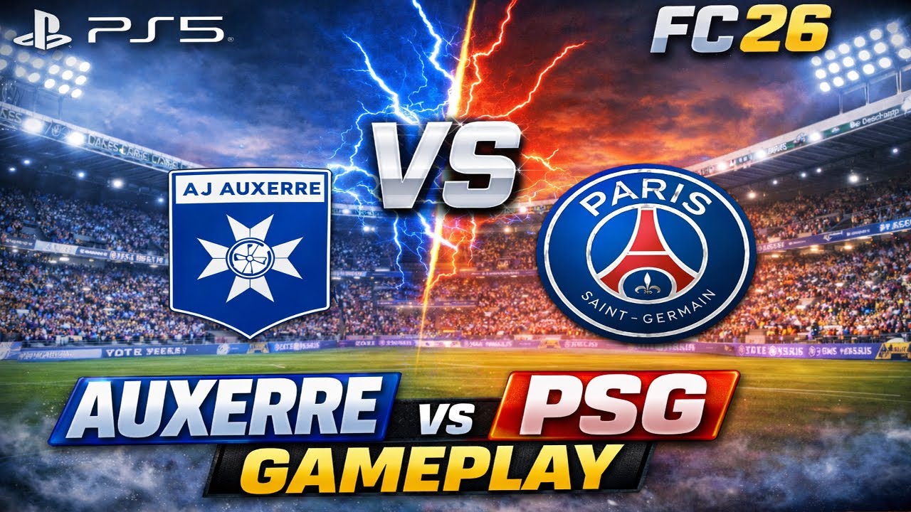 PSG vs AUXERRE LIVE – EA SPORTS FC 26 PS5 Gameplay