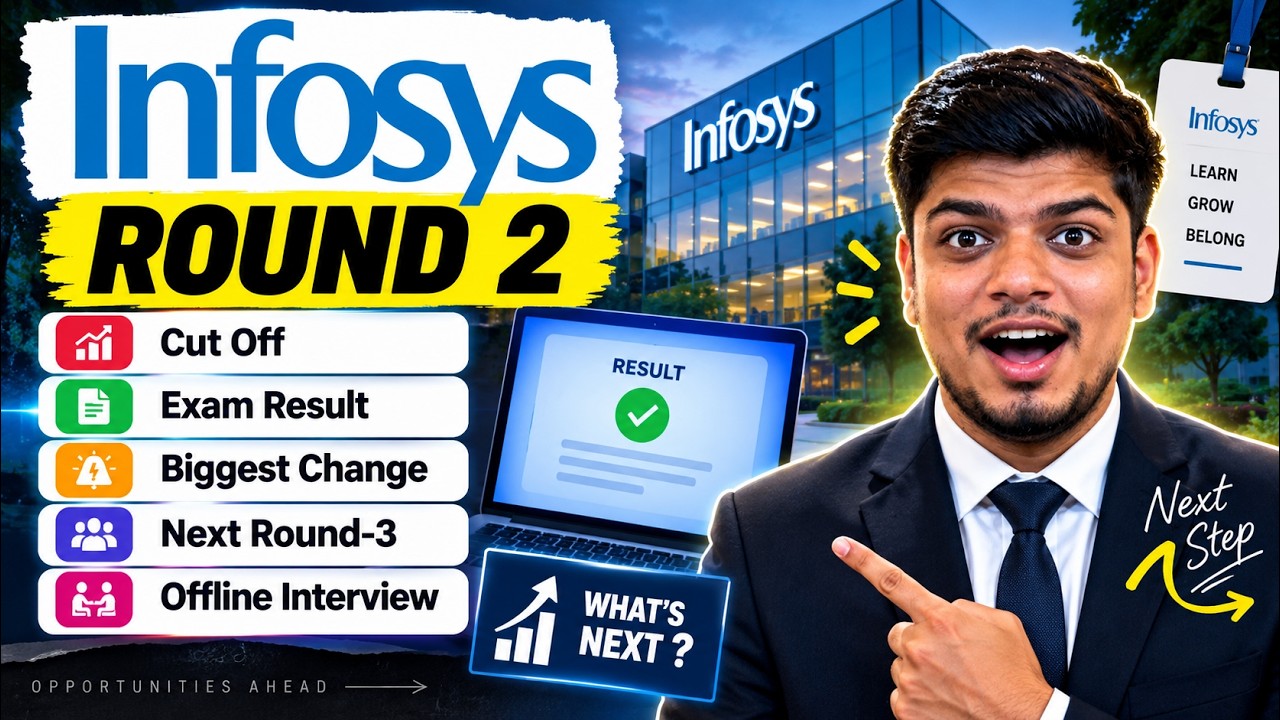 Infosys Exam Cut Off | Infosys Round 2 Exam Result | 75% Cut Off ? | Infosys Round-3 Interview