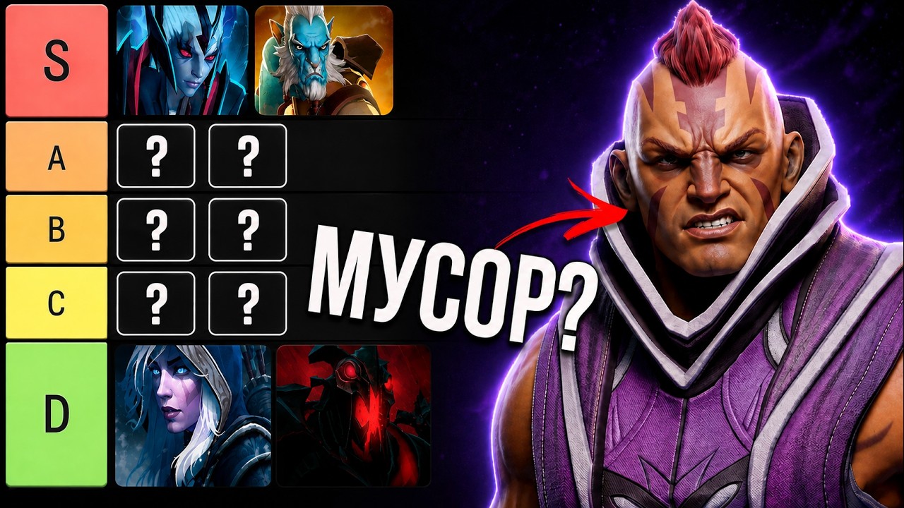 Тир-лист КЕРРИ для ПОБЕДЫ В СОЛО &mdash; ты пикал НЕ ТЕХ | Dota 2