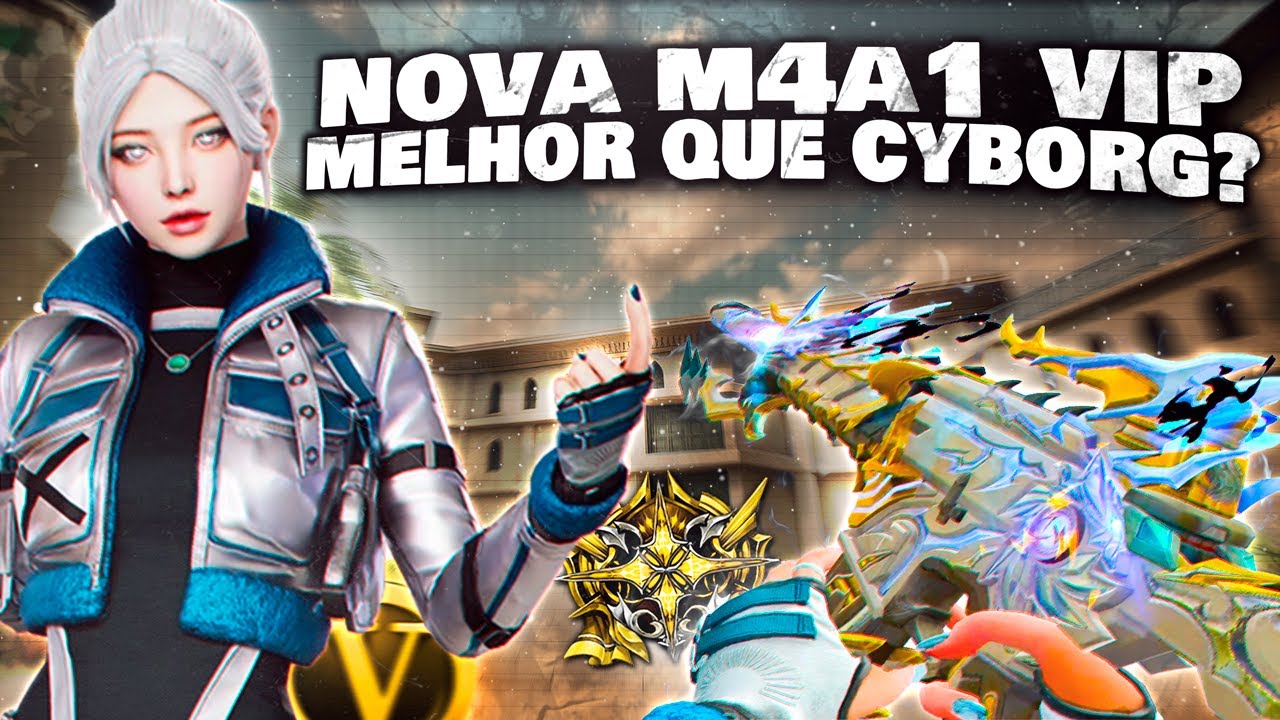 A NOVA M4A1 BESTA SOMBRIA É UMA MÁQUINA! GRUDA TUDO! 😱 | CrossFire
