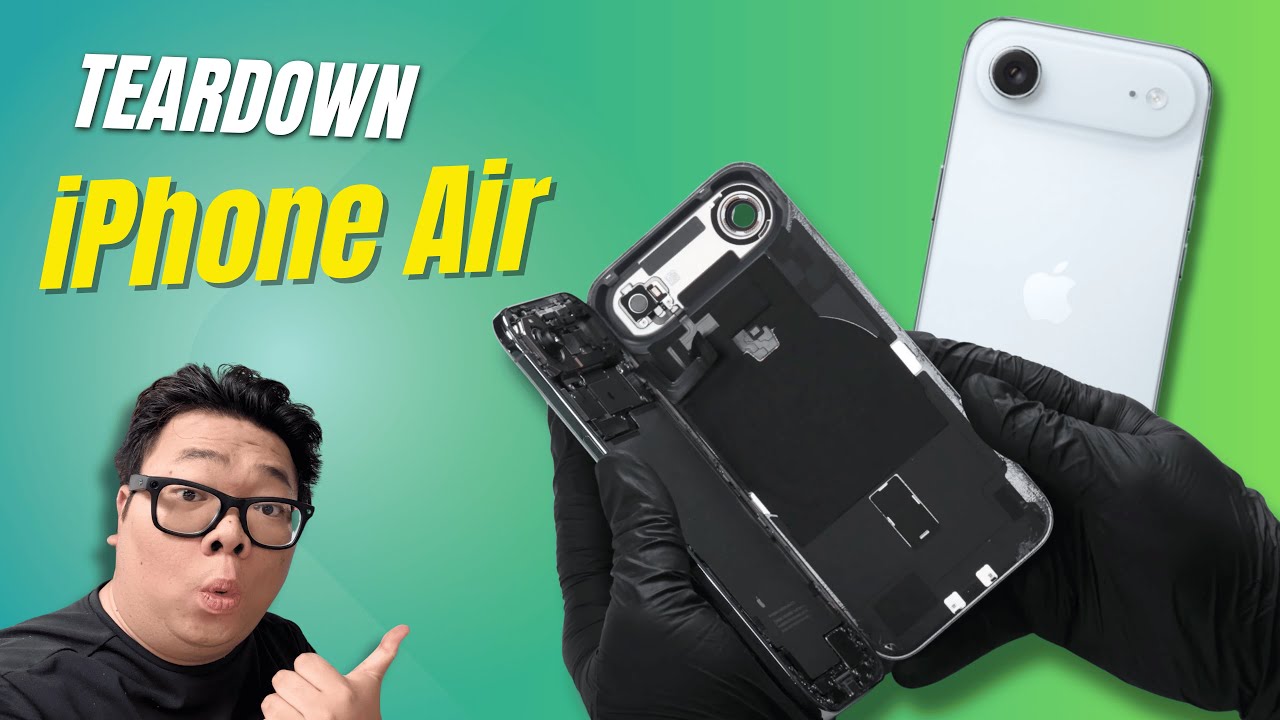 iPhone Air Teardown - pin siêu mỏng dung lượng 3149mAh, nhiều cái khác biệt