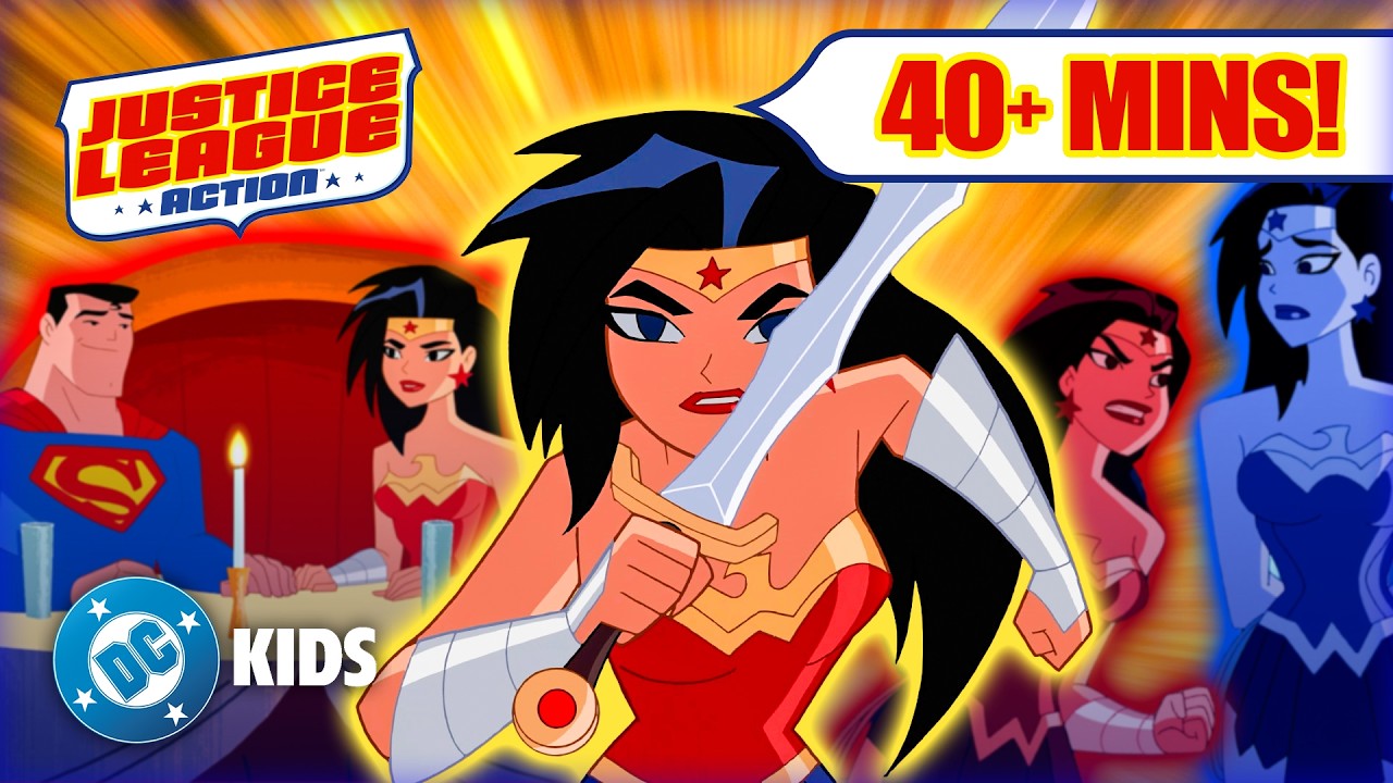 🦸‍♀️ Wonder Woman FULL SAGA 💫 | Justice League Action 💥 | #KidsCartoons @dckids