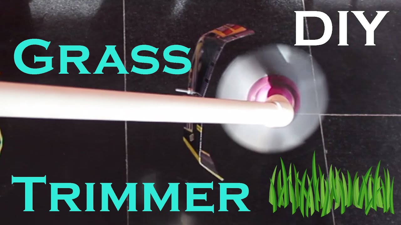 Make Garden Grass/Weed Trimming Machine At Home Easy Way DIY Cutter