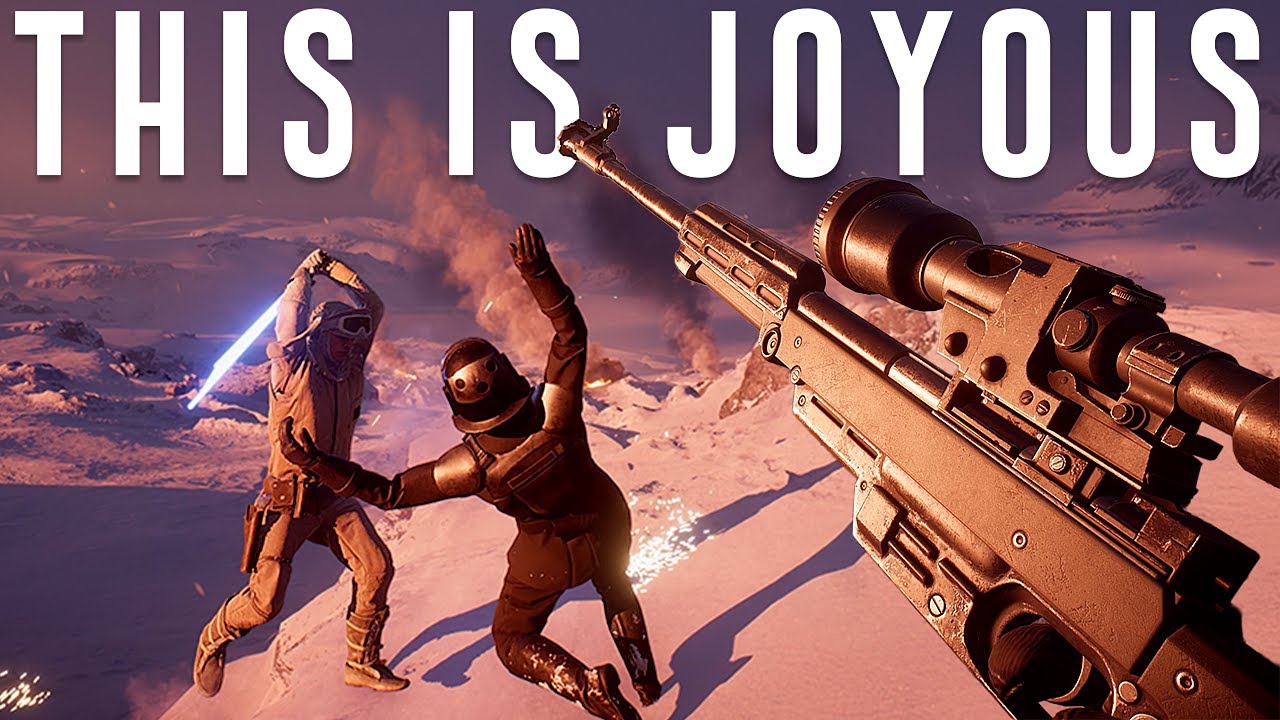 Sniping in Star Wars Battlefront 2 is Incredible...
