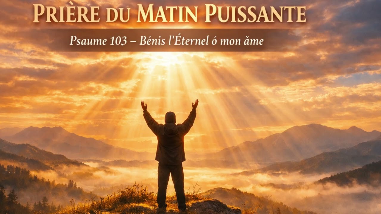 PRIÈRE DU MATIN PUISSANTE | Psaume 103 – Commence ta journée avec Dieu et reçois Sa bénédiction