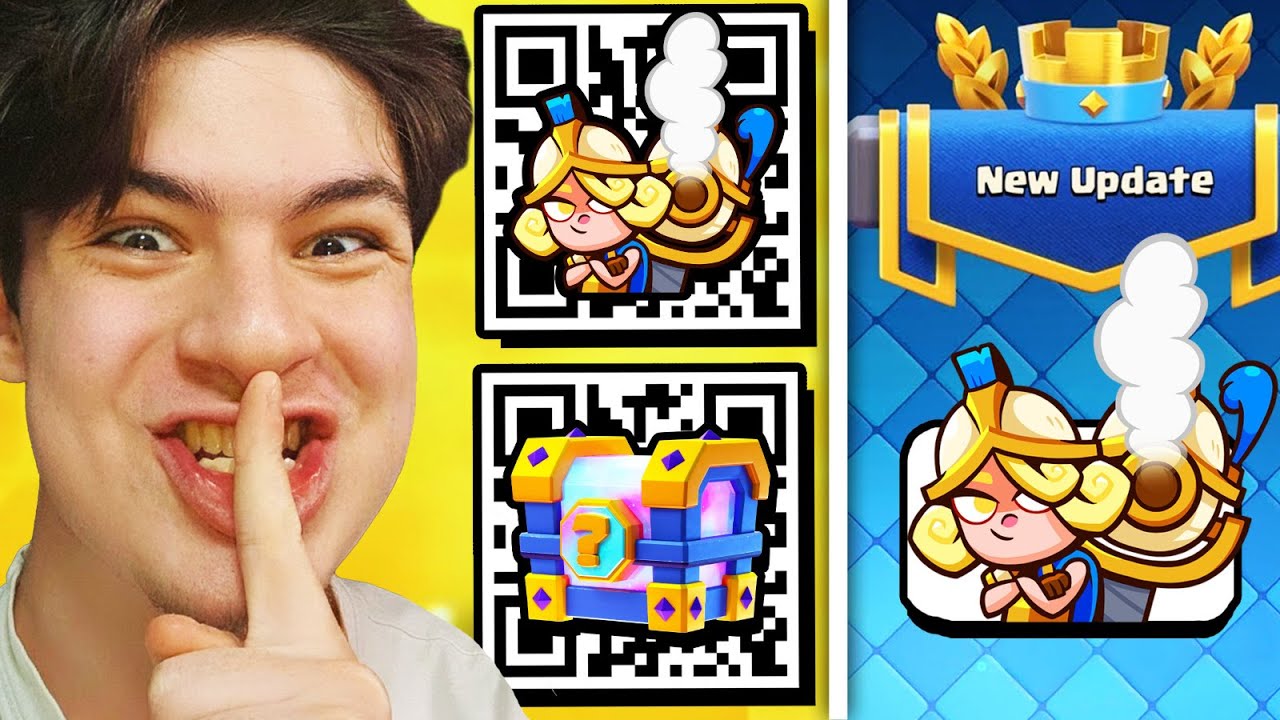 x2 QR CODE HERO MUSKETEER + CHEST GIFT 🎁 REWARDS IN CLASH ROYALE!
