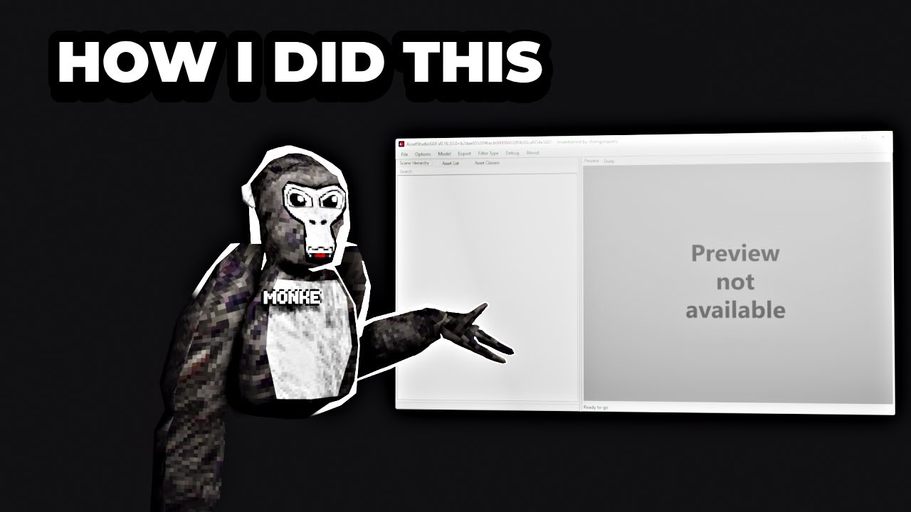 How to rip a gorilla tag fangame