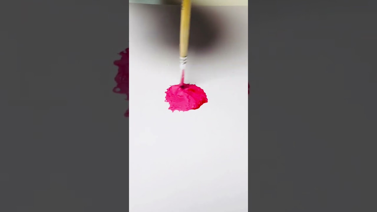 The Moment Red Meets White&hearts;️ 🤍 #colormixing #funny #trending #colormix #shortvideo