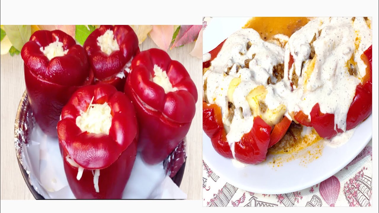 How to Make Baked Stuffed Bell Peppers | Keto Friendly | CUISINES AND WELLNESS