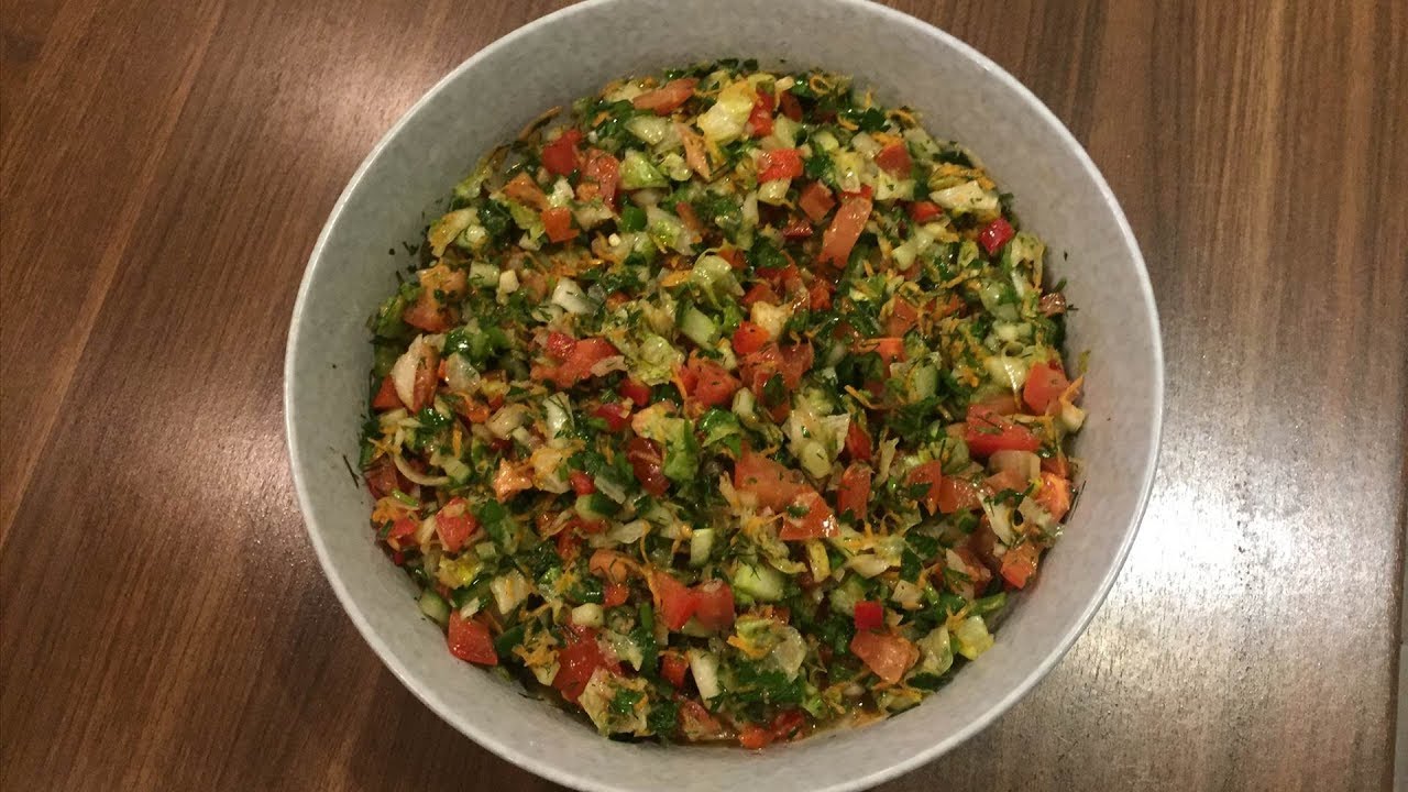Egyptian salad ( ‏سلطة خضراء )