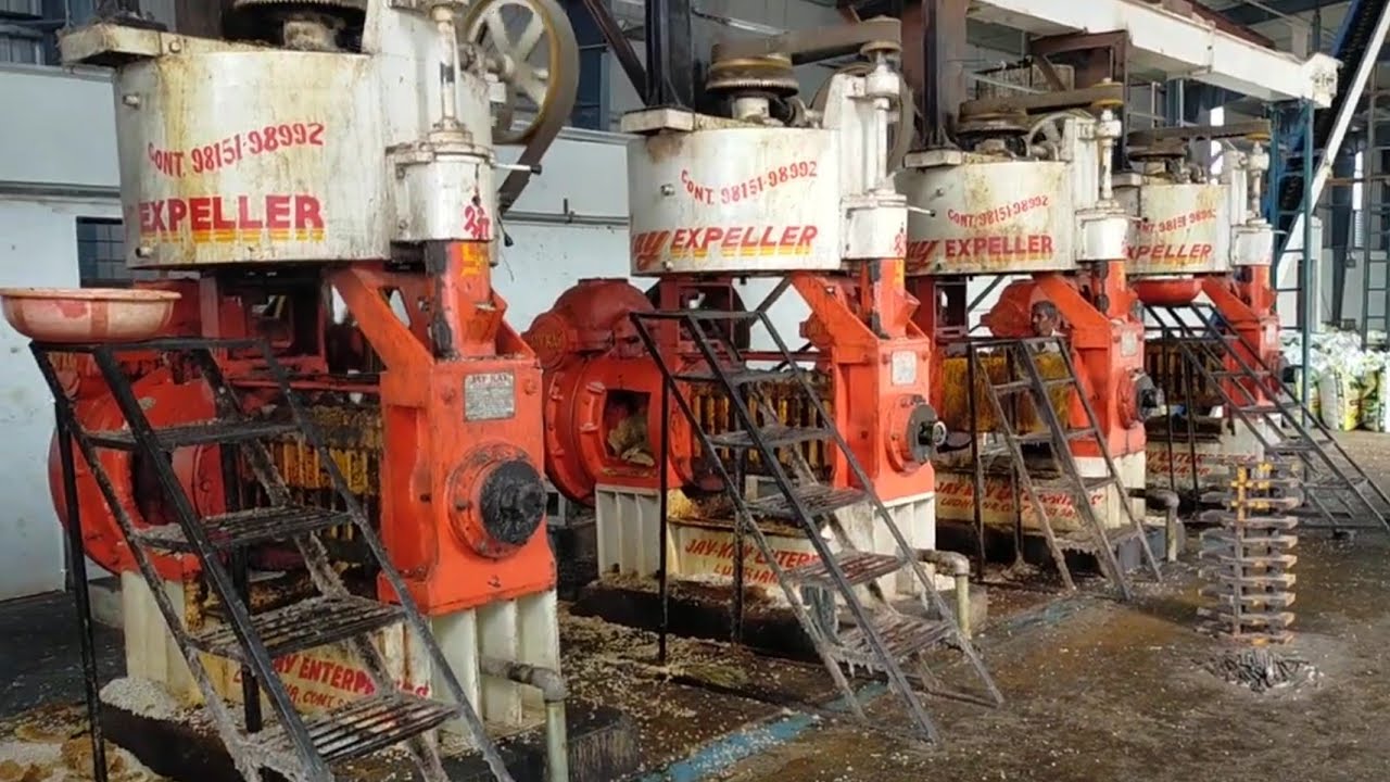 9 bolt oil expeller, 6 bolt oil expeller working oil mill successful.