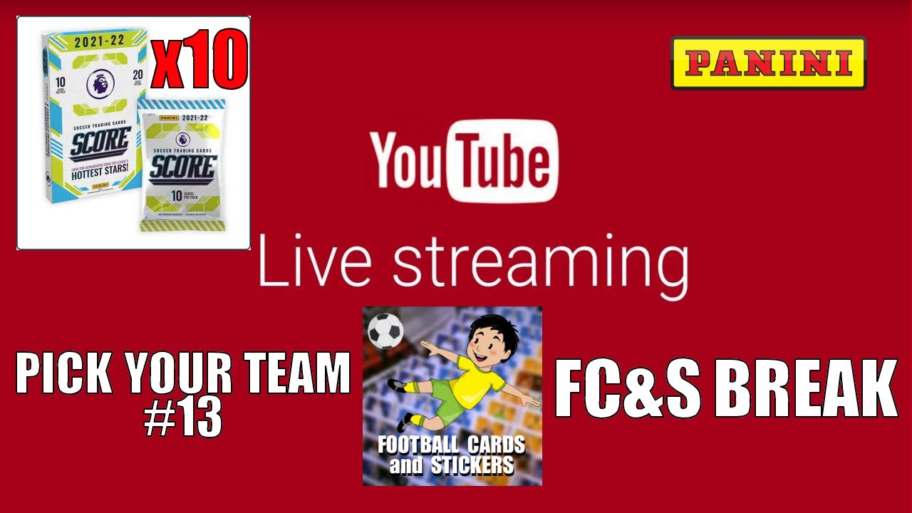 FC&S BREAK #13 - Panini SCORE 2021-22 RETAIL CASE (10 BOXES!!!)
