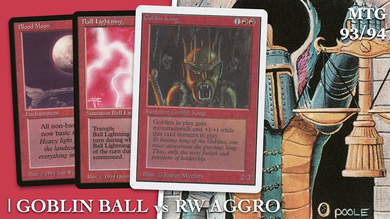 RW Aggro vs Goblins, MtG 93/94 | Old School Magic the Gathering | 645