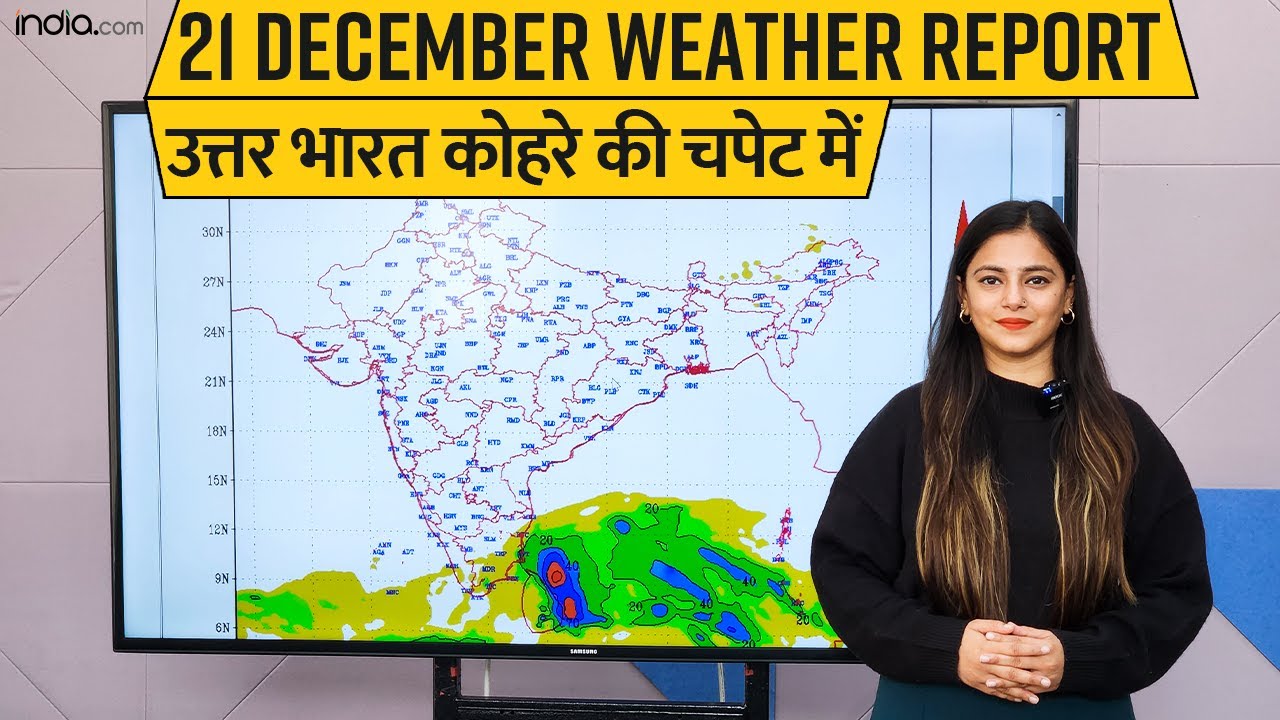 Weather Forecast India: Dense Fog to Envelope Delhi-NCR, Punjab, UP; Hefty Rain in Tamil Nadu