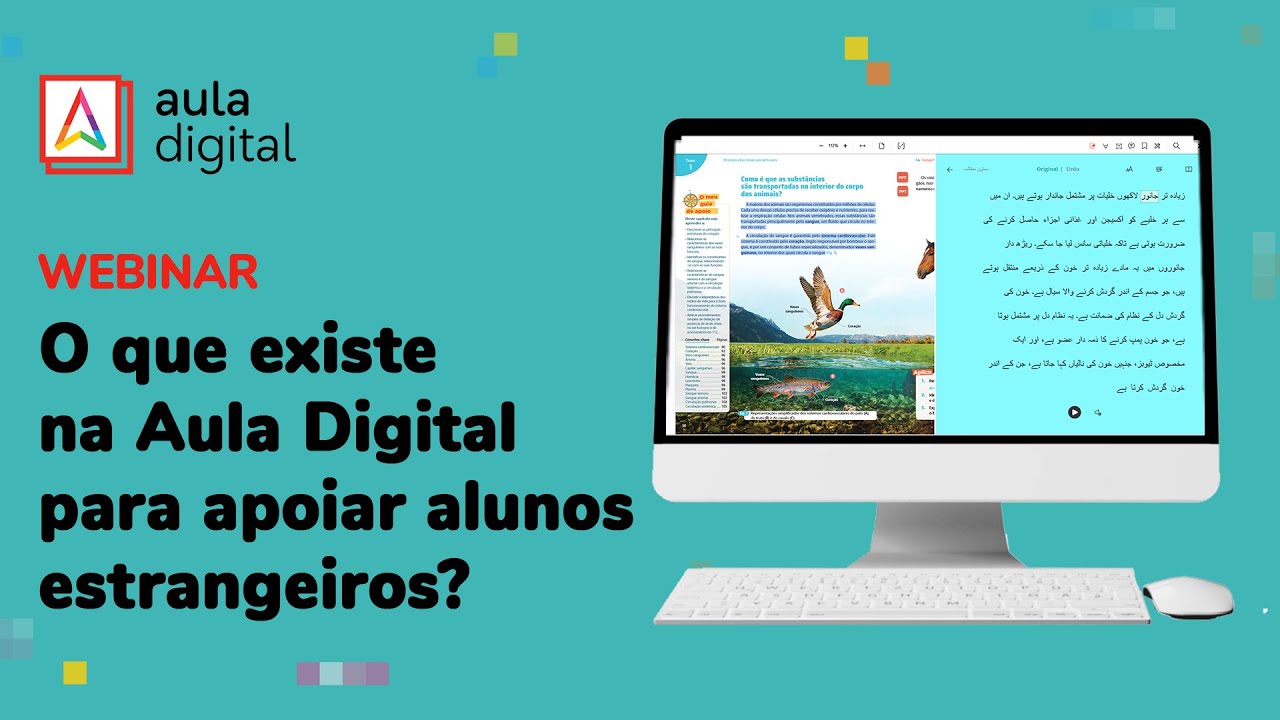 webinar I O que existe na Aula Digital para apoiar alunos estrangeiros?