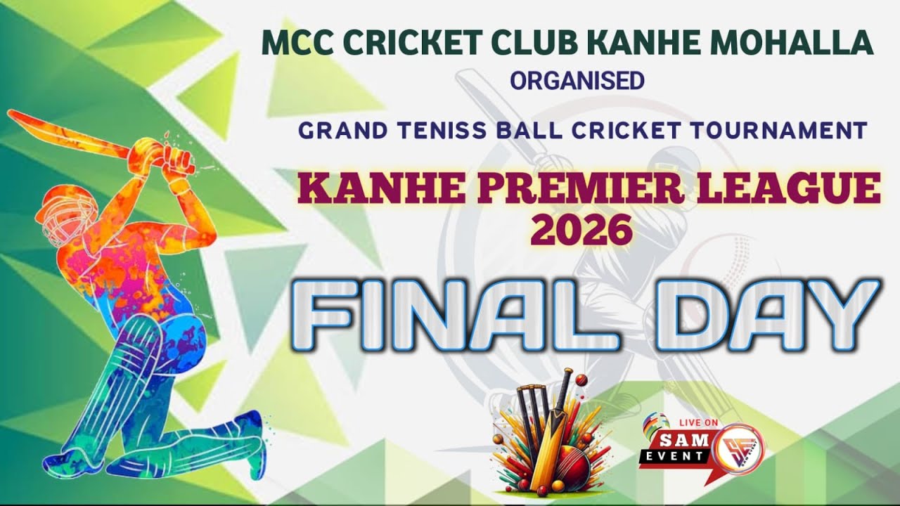 FINAL DAY || MCC KANHE PREMIER LEAGUE-2026 || KANHE ,CHIPLUN