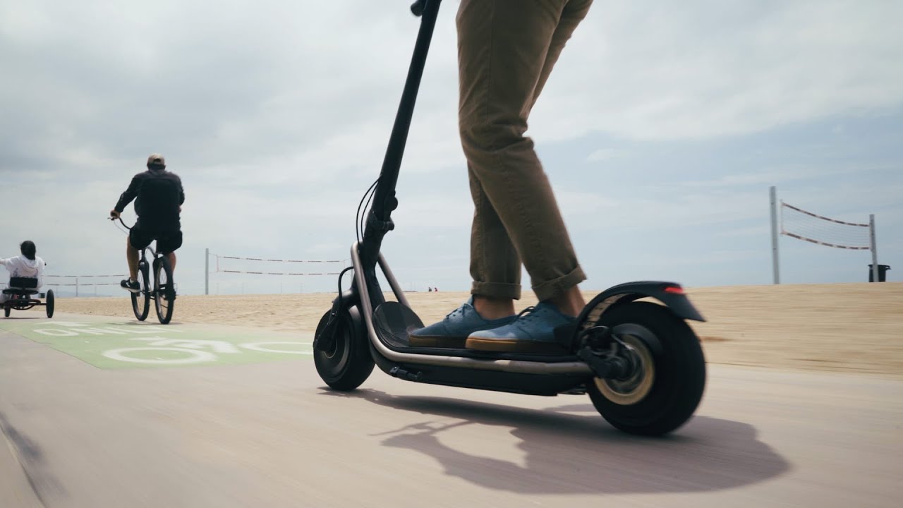 A scoot from work to home with a Pure Air Electric Scooter