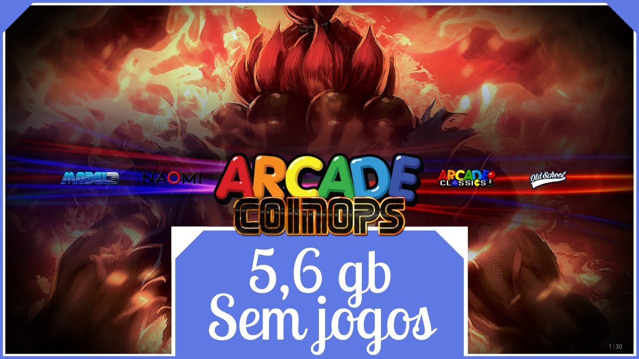 CoinOPS Next 2 Arcade Standalone │ a versão leve dedicada a jogos arcade │ demonstração dos sistemas