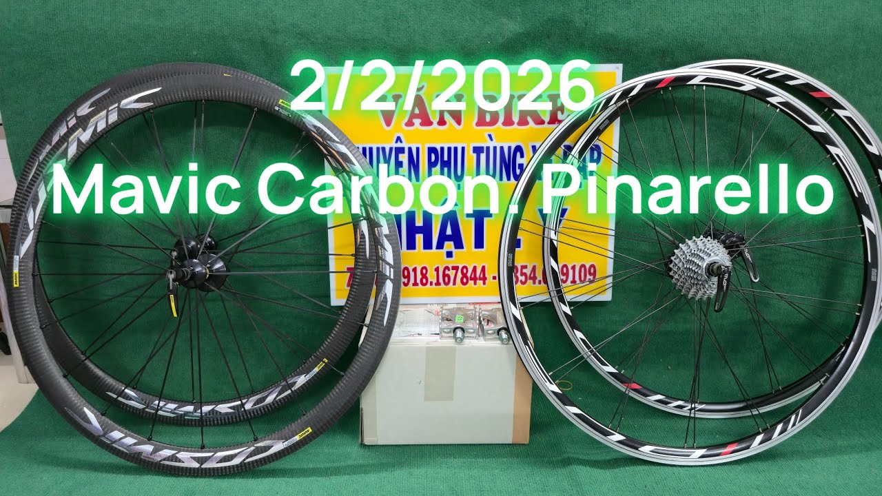 (ĐÃ BÁN HẾT 💝💝💝Mavic Carbon Pinarello italia Văn Bike 0918167844.