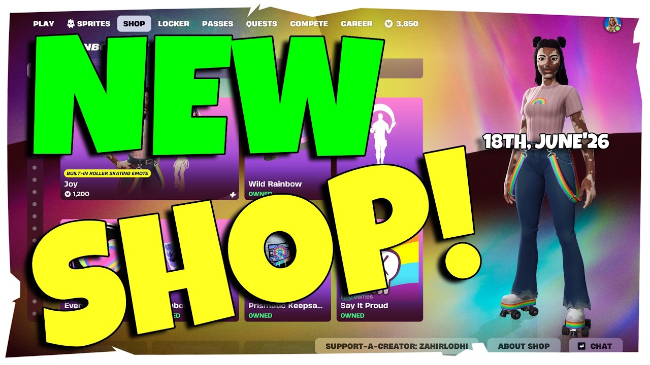 Fortnite Item Shop Update! [18th June, 2026] (CH7 S3)