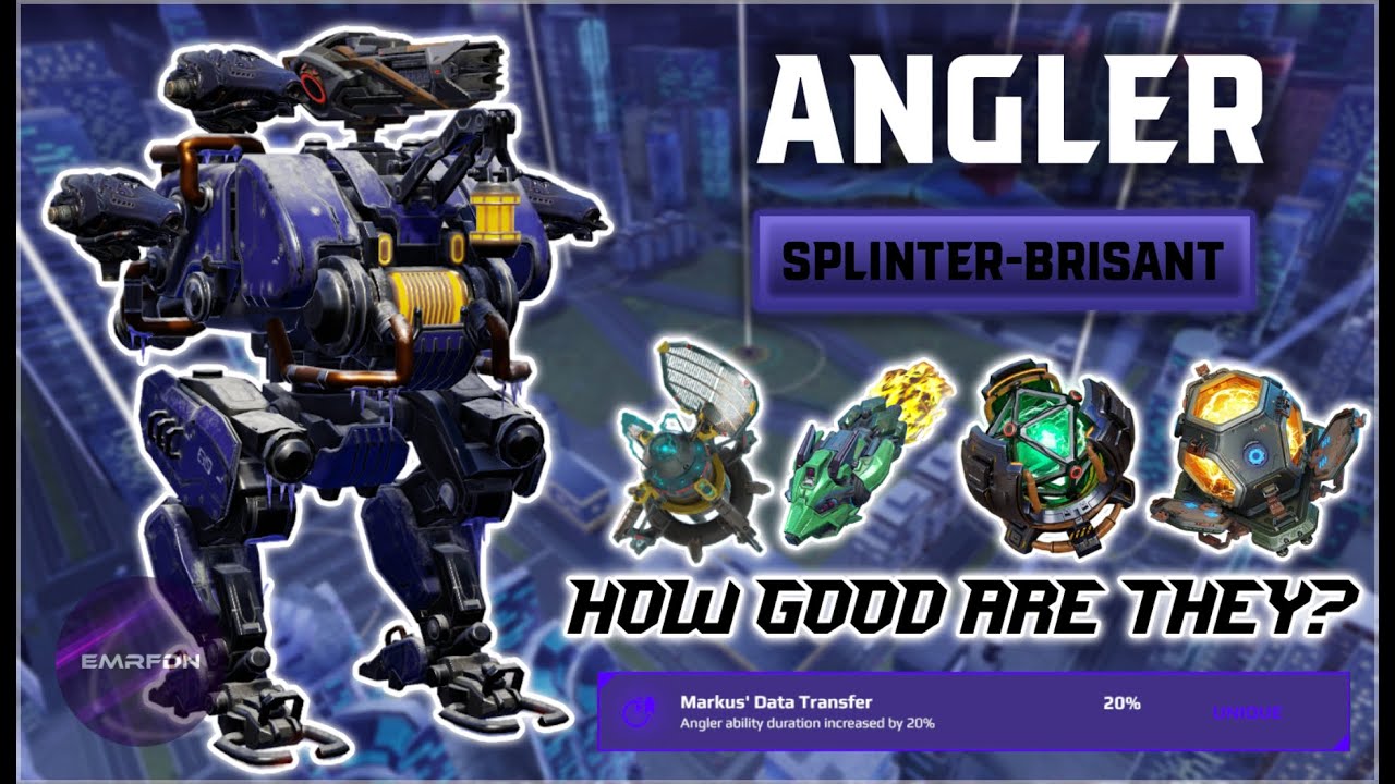 [WR]🔴LIVE! ANGLER WITH SPLINTER AND BRISANT! HOW GOOD ARE THEY? | War Robots