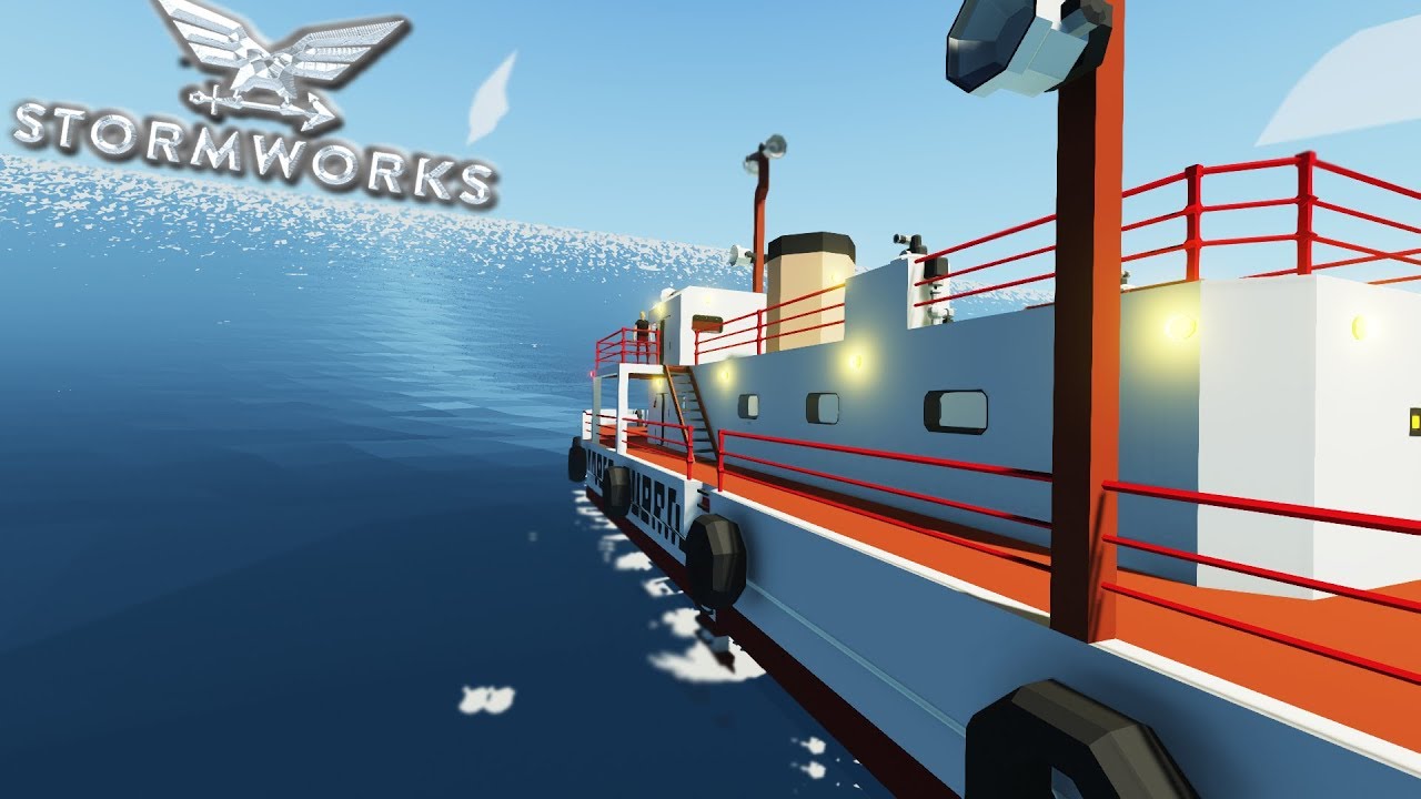 ENFRENTAMOS UM TSUNAMI EM ALTO MAR! StormWorks