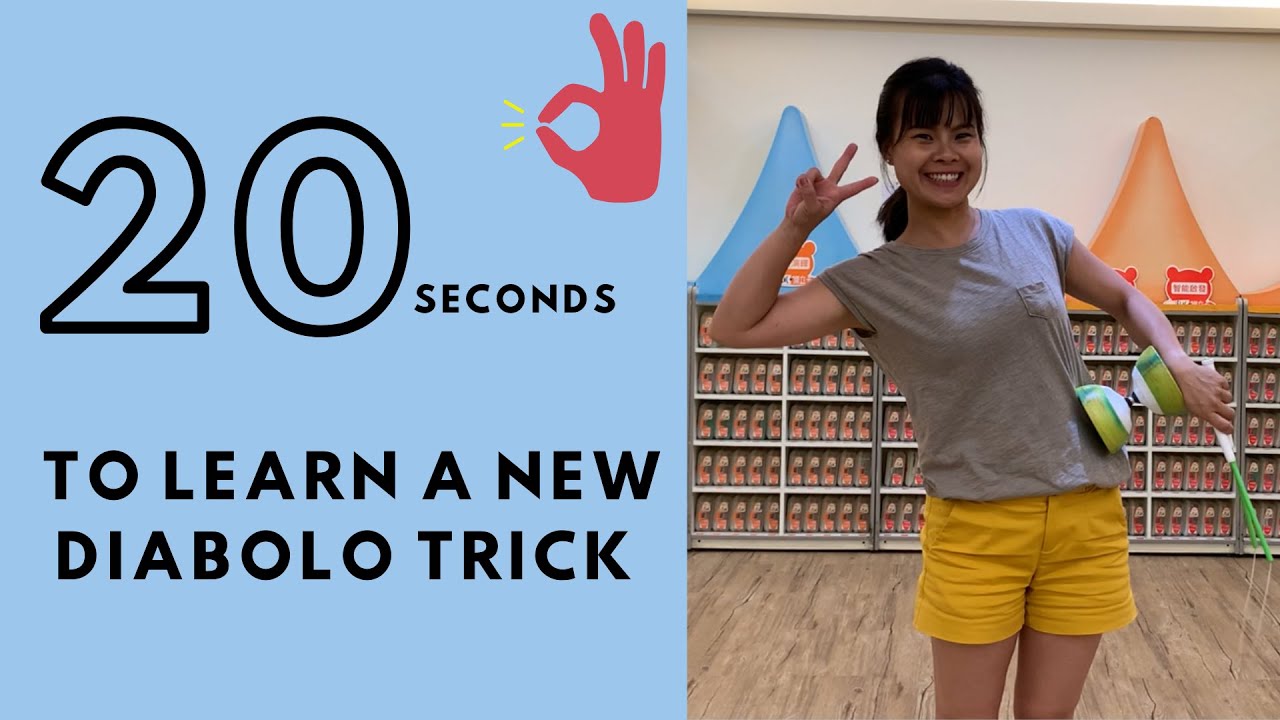 Diabolo trick: 20 seconds cradle