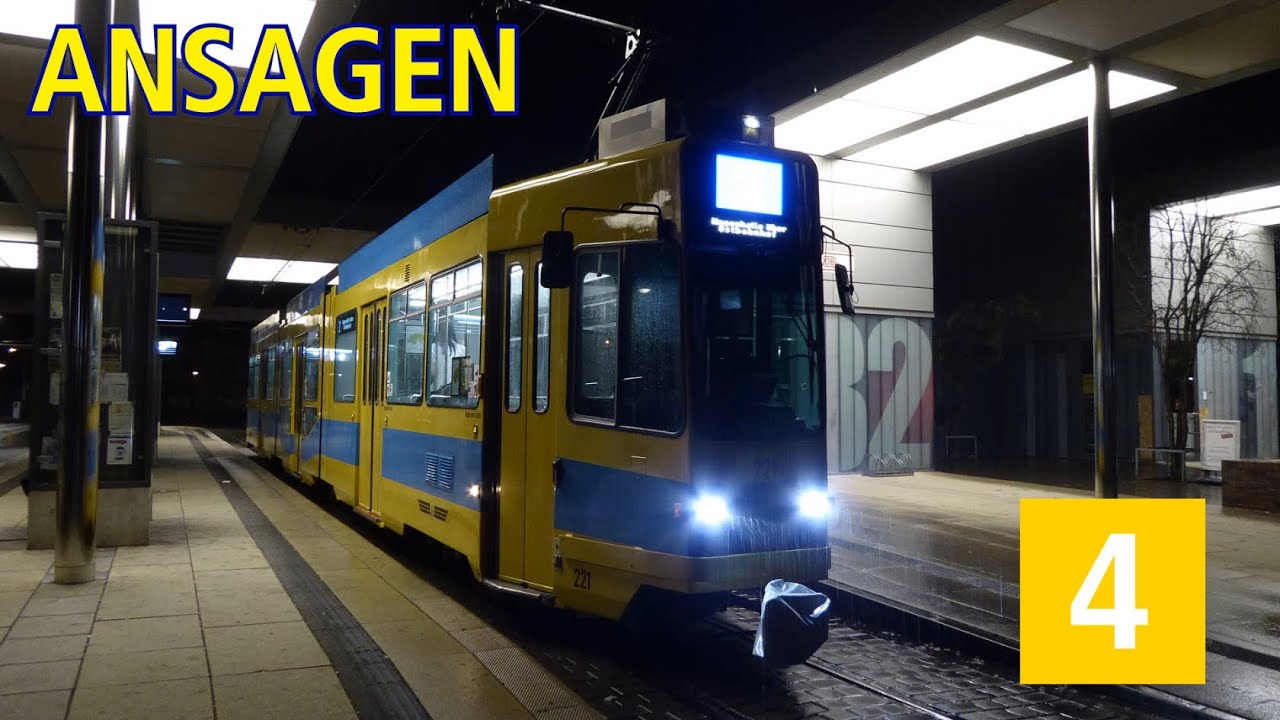 [TWSB Gotha] Ansagen der Linie 4 Gotha Hbf - Bad Tabarz