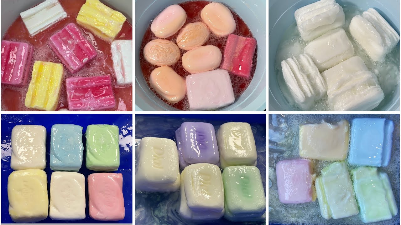 SOAKED SOAP COMPILATION | SOAKED SOAP ONLY | ASMR SOAP | 15 SETS SOAKED SOAP VIDEO | Fast speed 2.0