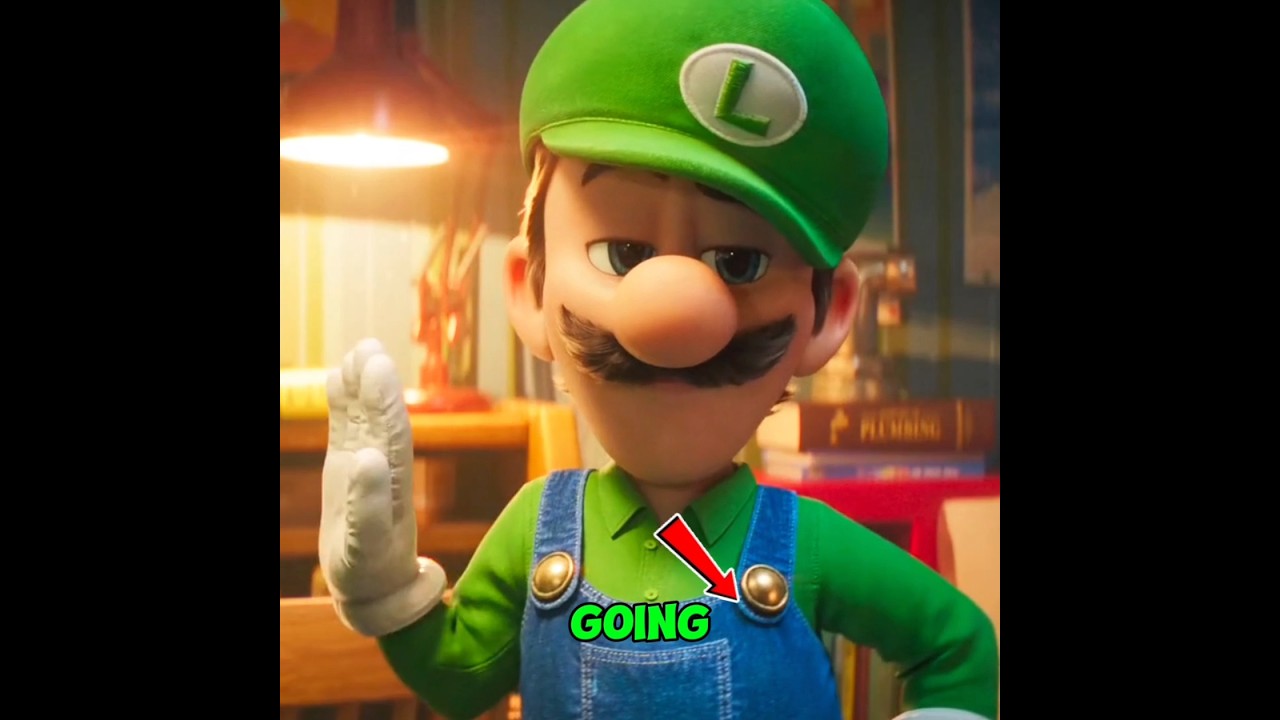 Самый романтичный момент в фильме THE SUPER MARIO GALAXY #shorts