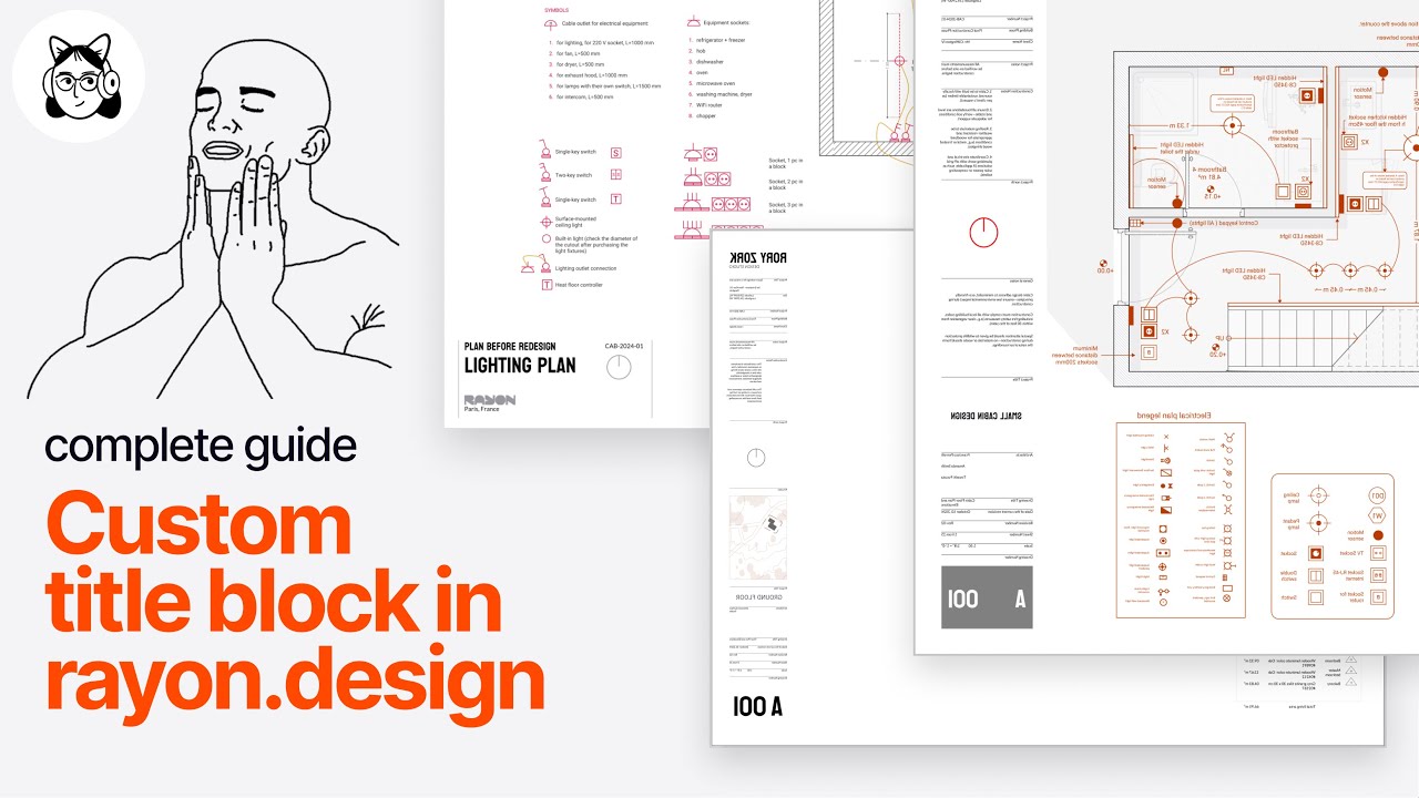 How to create custom Title Block with editable text in Rayon.design &ndash; Step-by-Step tutorial