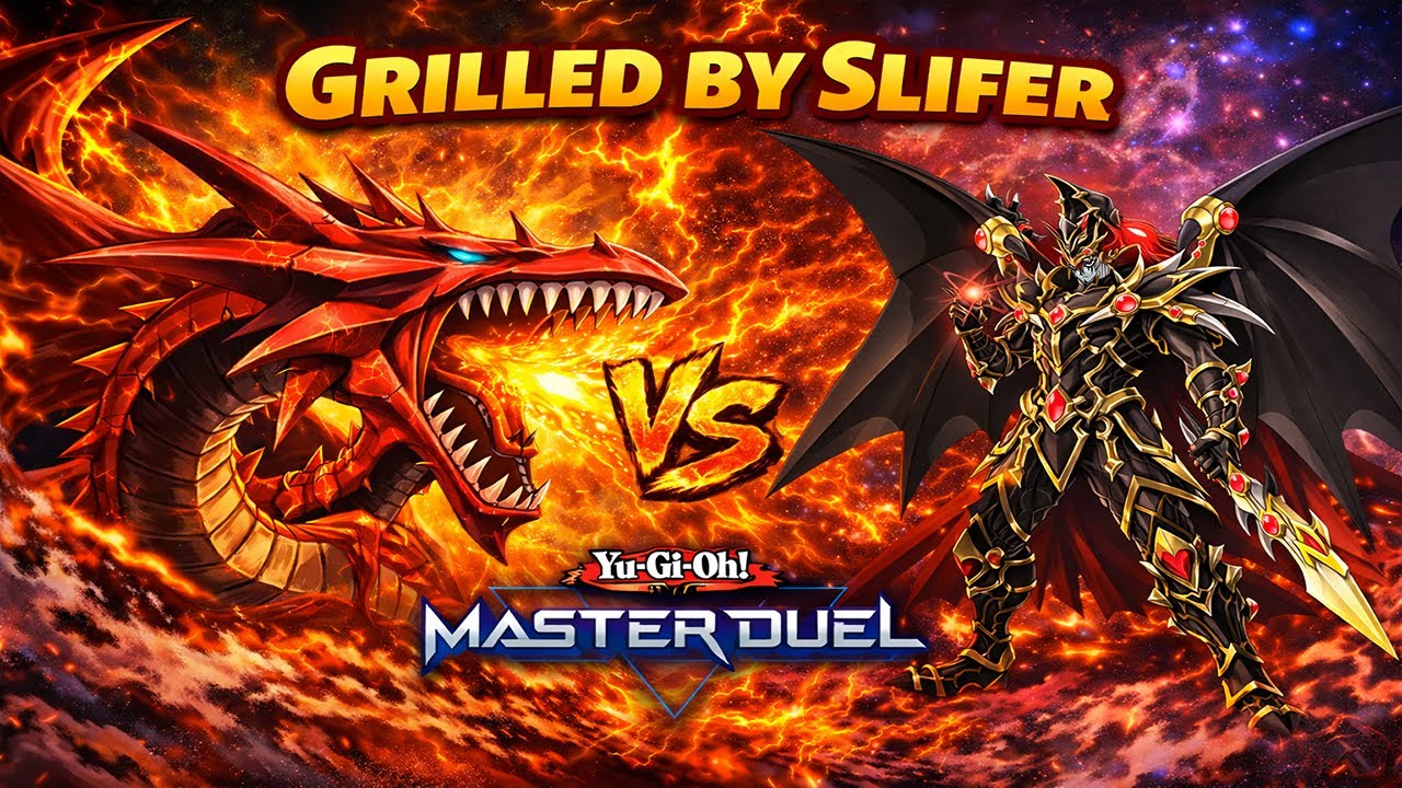 Grilled by Slifer 🔥 Red-Eyes Dark Dragoon | Master Duel